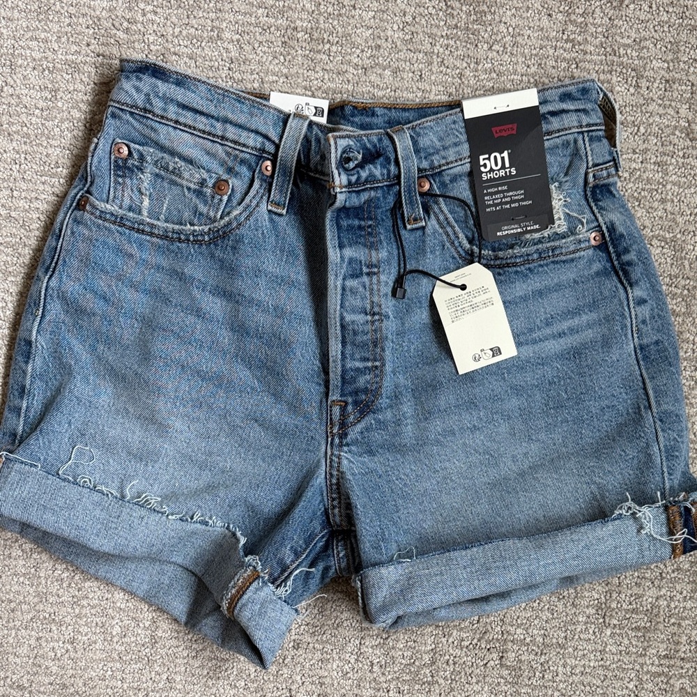 Levi's Women's Classic Blue Jean Shorts